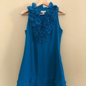 Ted Baker Sleeveless A-line Dress with Ruffles